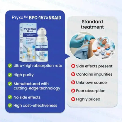 Pryxo® Instant Relief Arthritis Gel (BPC-157 + 10-in-1 NSAID Formula)