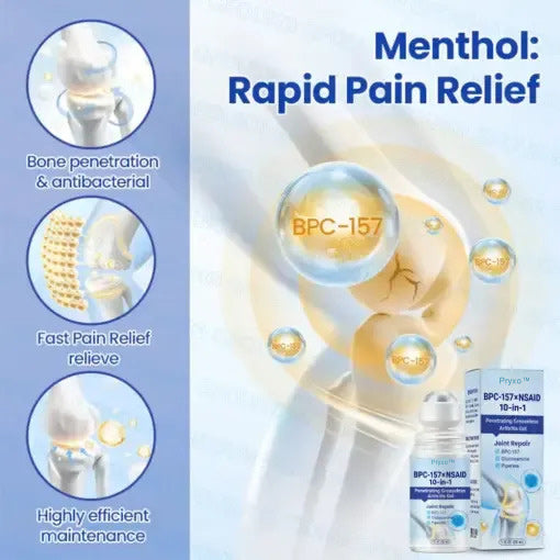 Pryxo® Instant Relief Arthritis Gel (BPC-157 + 10-in-1 NSAID Formula)