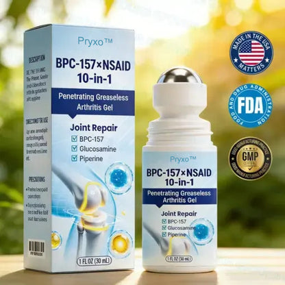 Pryxo® BPC-157 × NSAID 10-in-1 Penetrating Greaseless Arthritis Gel
