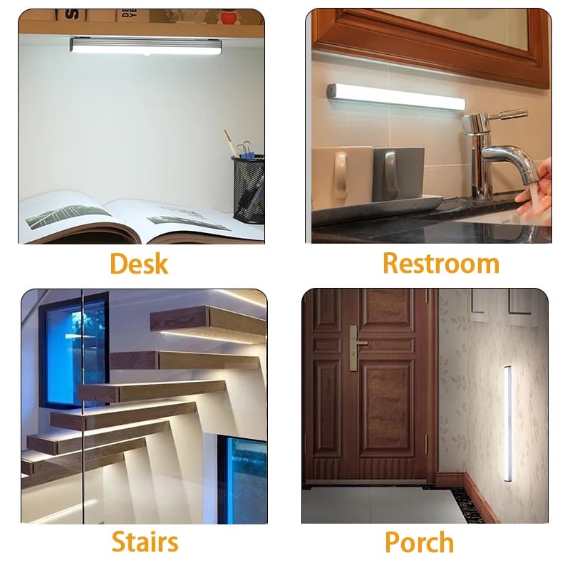 🏆Last Day 49% OFF🔥Punch-free Smart Sensor Magnetic Rechargeable LED Lights🔥